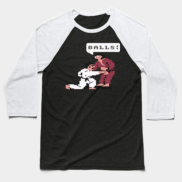 IK+ (BALLS) Baseball T-Shirt by ilovethec64